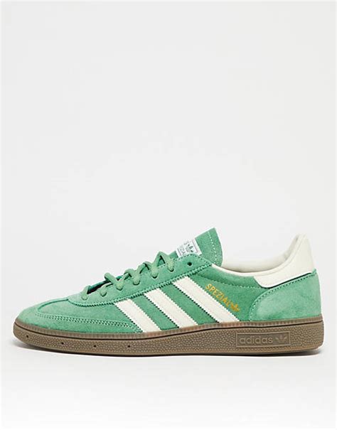 adidas spezial handball uk|Adidas originals handball spezial gum sole trainers in green and white.